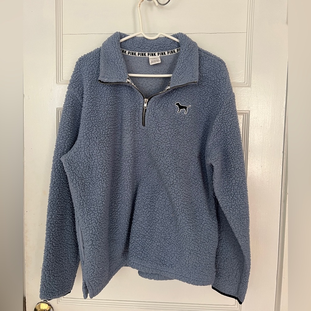 Victoria’s Secret teddy half zip